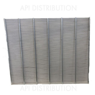 GRILLE A REINE MÉTAL LANGSTROTH SANS ENCADREMENT 415X505mm