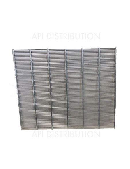 GRILLE A REINE MÉTAL LANGSTROTH SANS ENCADREMENT 415X505mm