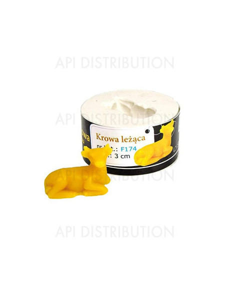 MOULE A BOUGIE VACHE COUCHÉE F174
