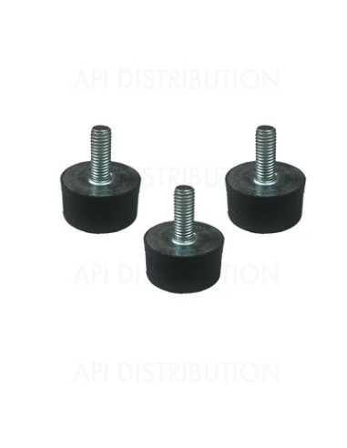 PLOT ANTIVIBRATIONS POUR EXTRACTEUR LE LOT DE 3 PLOTS