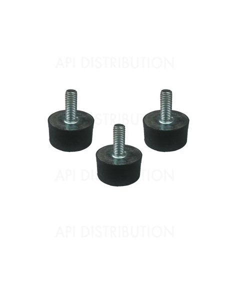 PLOT ANTIVIBRATIONS POUR EXTRACTEUR LE LOT DE 3 PLOTS