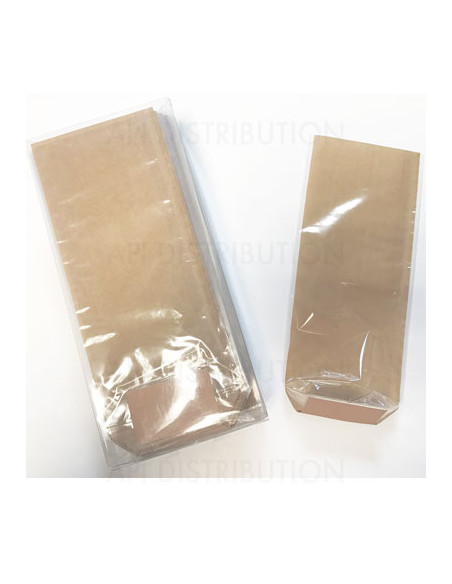 SACHET DECOR TOILE DE JUTE NATUREL 120X275MM  PRIX/100