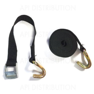 SANGLE D'ARRIMAGE A CROCHETS 25mmx2,50M