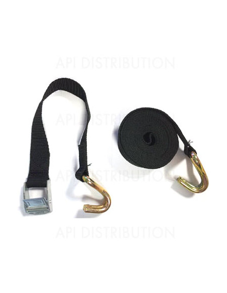 SANGLE D'ARRIMAGE A CROCHETS 25mmx2,50M
