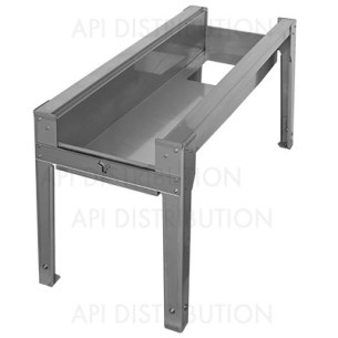 BAC/SUPPORT INOX POUR MACHINE DAISY OU DV2 AVEC OUVERTURE LEGA