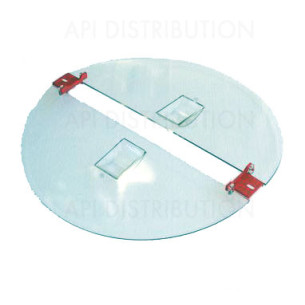 COUVERCLE TETRAS PLEXI POUR EXTRACTEUR 9 1/2 CADRES DIAM 520MM