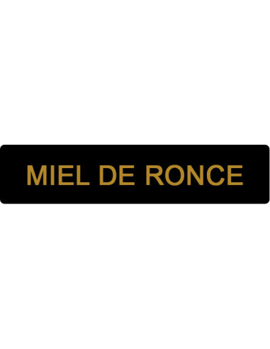 ETIQUETTE RONCE ROULEAU DE 1000 NOIR ET OR