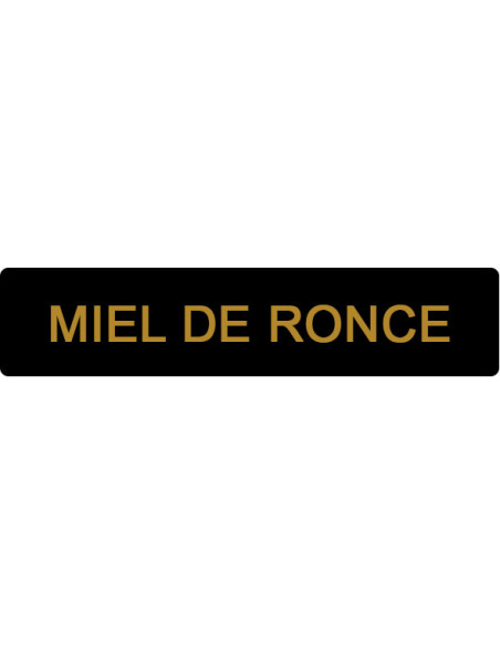 ETIQUETTE RONCE ROULEAU DE 1000 NOIR ET OR
