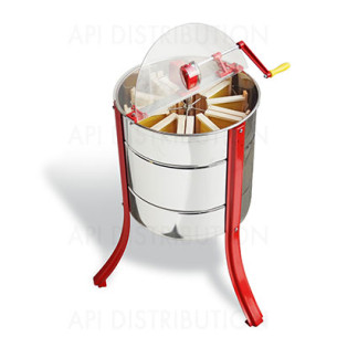 EXTRACTEUR JOLLY MANUEL 15 1/2 CADRES DADANT CAGE INOX ET ENGRENAGES METALLIQUES