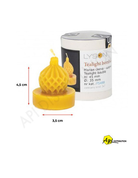 MOULE À BOUGIE CHAUFFE-PLAT BOULE DE NOËL FS488
