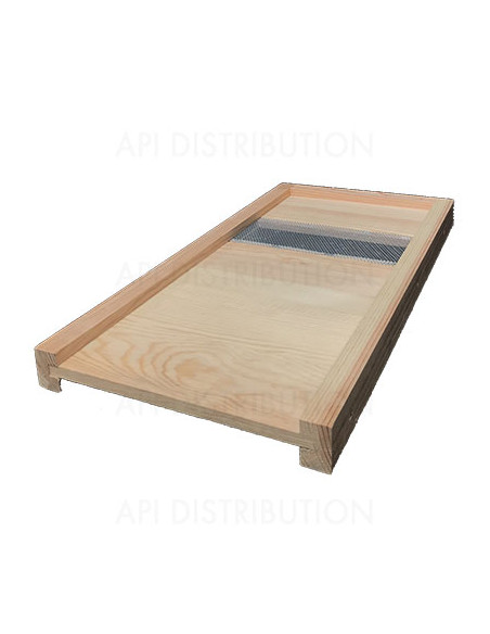 FOND DE RUCHETTE DADANT 6 CADRES GRILLAGE REVERSIBLE