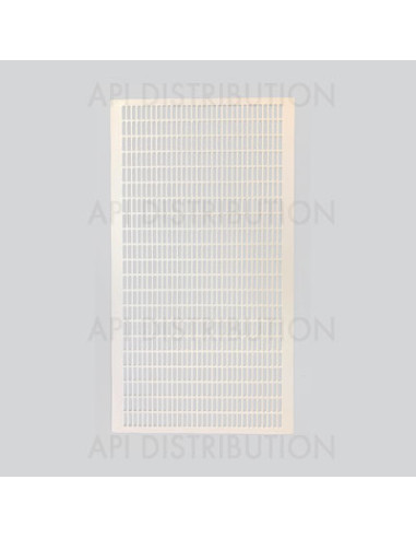 GRILLE A REINE PLASTIQUE POUR RUCHETTE 6 CADRES 492X270 MM