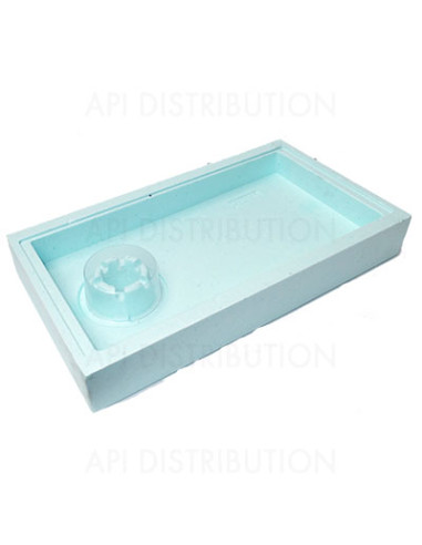 NOURRISSEUR COUVRE CADRES  RUCHETTE 6 CADRES POLYSTYRENE VERT