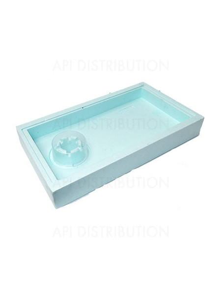 NOURRISSEUR COUVRE CADRES  RUCHETTE 6 CADRES POLYSTYRENE VERT