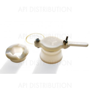 ROBINET BLANC ENSEMBLE 40/49 MANCHON + JOINT