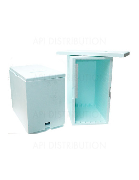 RUCHETTE DADANT POLYSTYRENE 6 CADRES VERTE