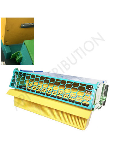 TRAPPE À POLLEN PLASTIQUE AVEC PROTECTION ANTI FRELON