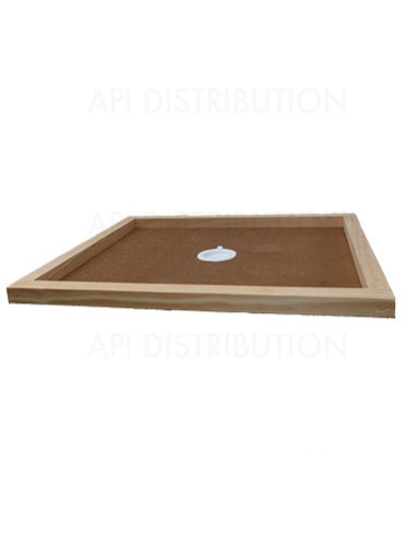 COUVRE CADRE DADANT 10 CADRES HAUT 35MM AVEC TROU CENTRAL ET BOUCHON