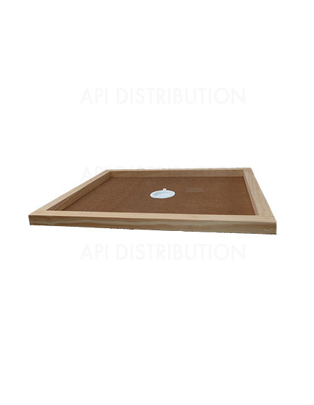 COUVRE CADRE DADANT 10 CADRES HAUT 35MM AVEC TROU CENTRAL ET BOUCHON