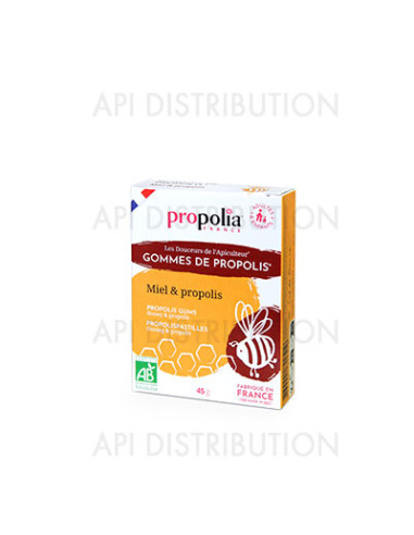 GOMMES DE PROPOLIS-MIEL BIO PROPOLIA