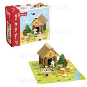 JEU DE CONSTRUCTION EN BOIS JEUJURA "MAISON DU MIEL"