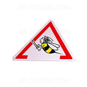 PANNEAU TRIANGLE SIGNALISATION DE RUCHER