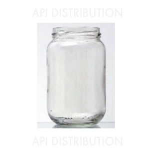 POT VERRE STANDARD 378ml TO63  AVEC RESERVE