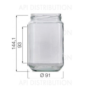 POT VERRE STANDARD 750ml TO82