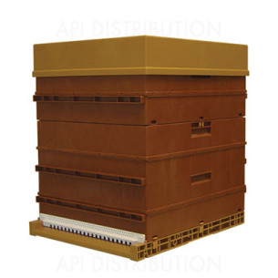 RUCHE DADANT PLASTIQUE NICOT HOFFMANN FOND GRANDE AERATION