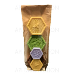 SACHET CADEAU DE 5 SAVONS VEGETAUX