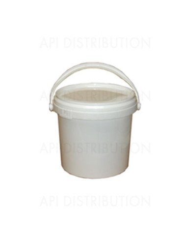 SEAU PLASTIQUE 10KG 8L BLANC
