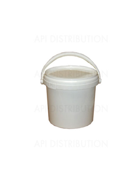 SEAU PLASTIQUE 10KG 8L BLANC