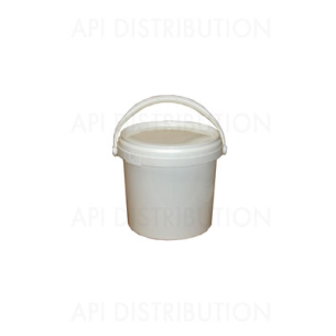 SEAU PLASTIQUE 5KG 3.8L BLANC