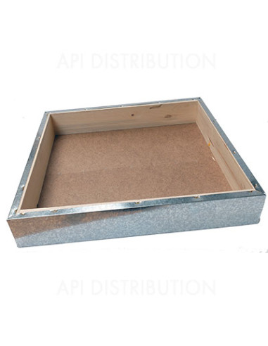 TOIT PLAT BOIS + TOLE POUR RUCHE DADANT 10 CADRES