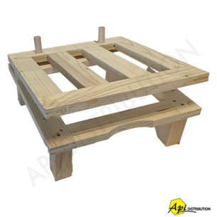 SUPPORT EN BOIS INCLINABLE ET REGLABLE POUR MATURATEUR