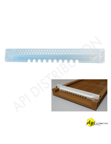ENTREE PLASTIQUE RUCHETTE 6 CADRES NICOT BLANCHE
