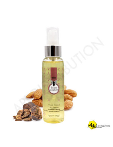 HUILE SECHE CORPS ET VISAGE A L'EXTRAIT BIO DE PROPOLIS - 100 ML