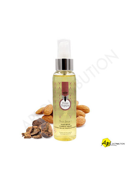 HUILE SECHE CORPS ET VISAGE A L'EXTRAIT BIO DE PROPOLIS - 100 ML