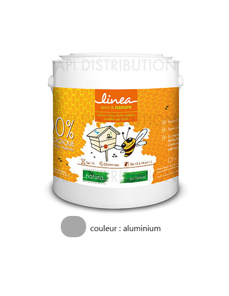 PEINTURE ECOLOGIQUE POUR RUCHES 2.5L (ALUMINIUM)