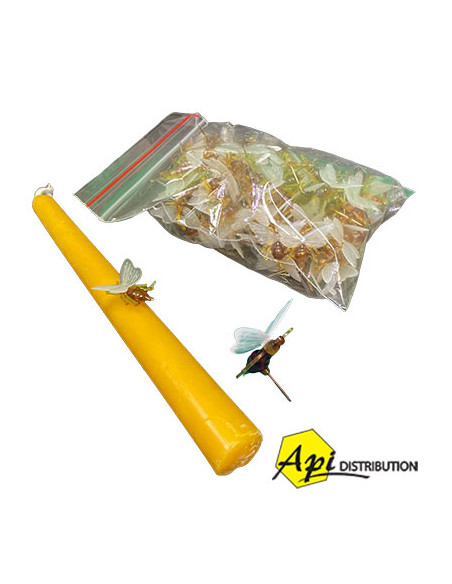 ABEILLE DECORATIVE SUR PIQUE/ SACHET DE 100