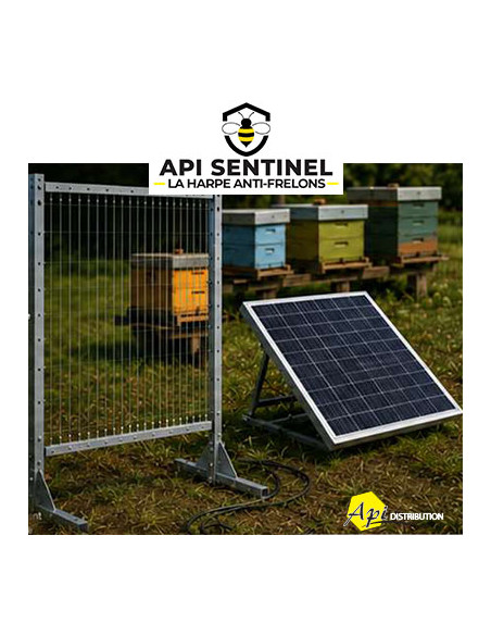 KIT 4 HARPES PHOTOVOLTAIQUES 40W CONTRE LE FRELON API SENTINEL