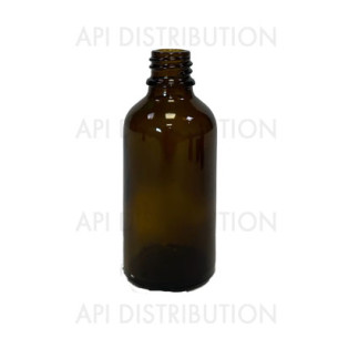 FLACON VERRE BRUN SANS COMPTE-GOUTTES 2