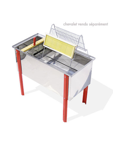 BAC DESOPERCULER DADANT INOX 1 mètre 100x48x42 LEGA