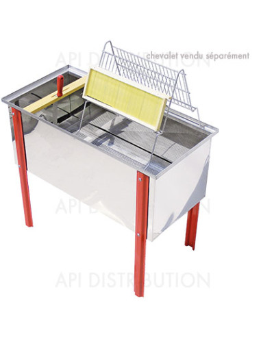BAC A DESOPERCULER INOX LEGA 125cmX49,5cmX46cm LANGSTROTH