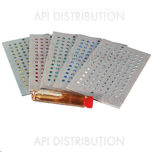 LOT DE 5 CARTES DE MARQUAGE  ET 99 N° ET TUBE DE COLLE