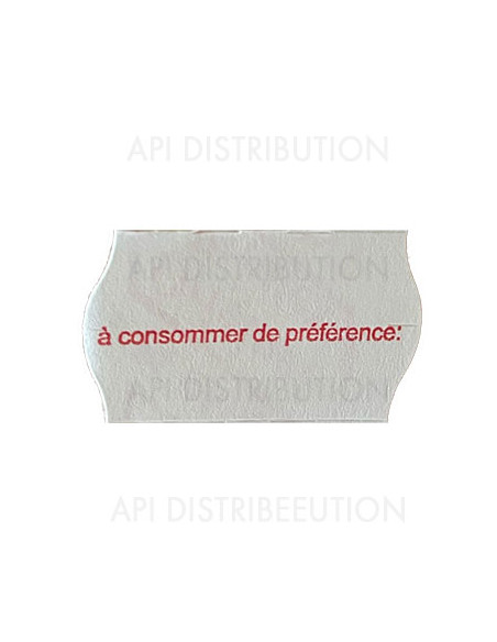 ETIQUETTES "ACPAL" 2 LIGNES ROULEAU 1500