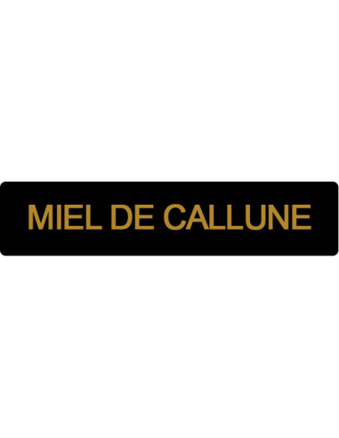ETIQUETTE CALLUNE ROULEAU DE 1000  NOIR ET OR