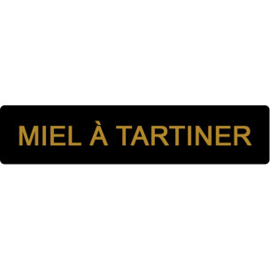 ETIQUETTE A TARTINER ROULEAU DE 1000 NOIR ET OR